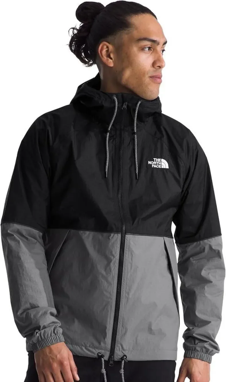 The North Face Novelty Antora Rain Full Zip Hoodie Jacket Smoked Pearl Small